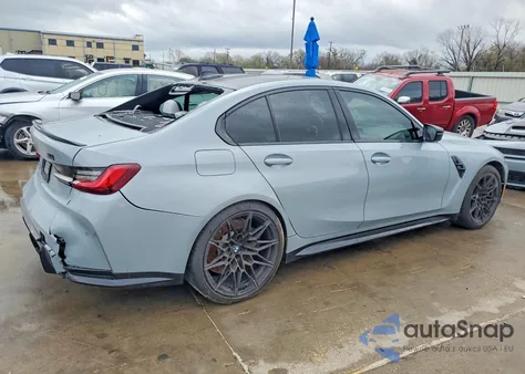 2022 BMW M3 Competition из США, поврежденный, VIN WBS33AY07NFM37814